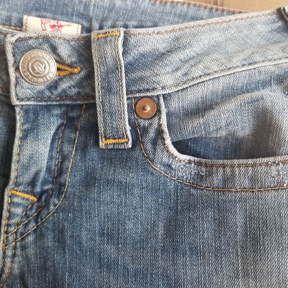 TRUE RELIGION stella skinny Jeans light denim 26 - Picture 8 of 8